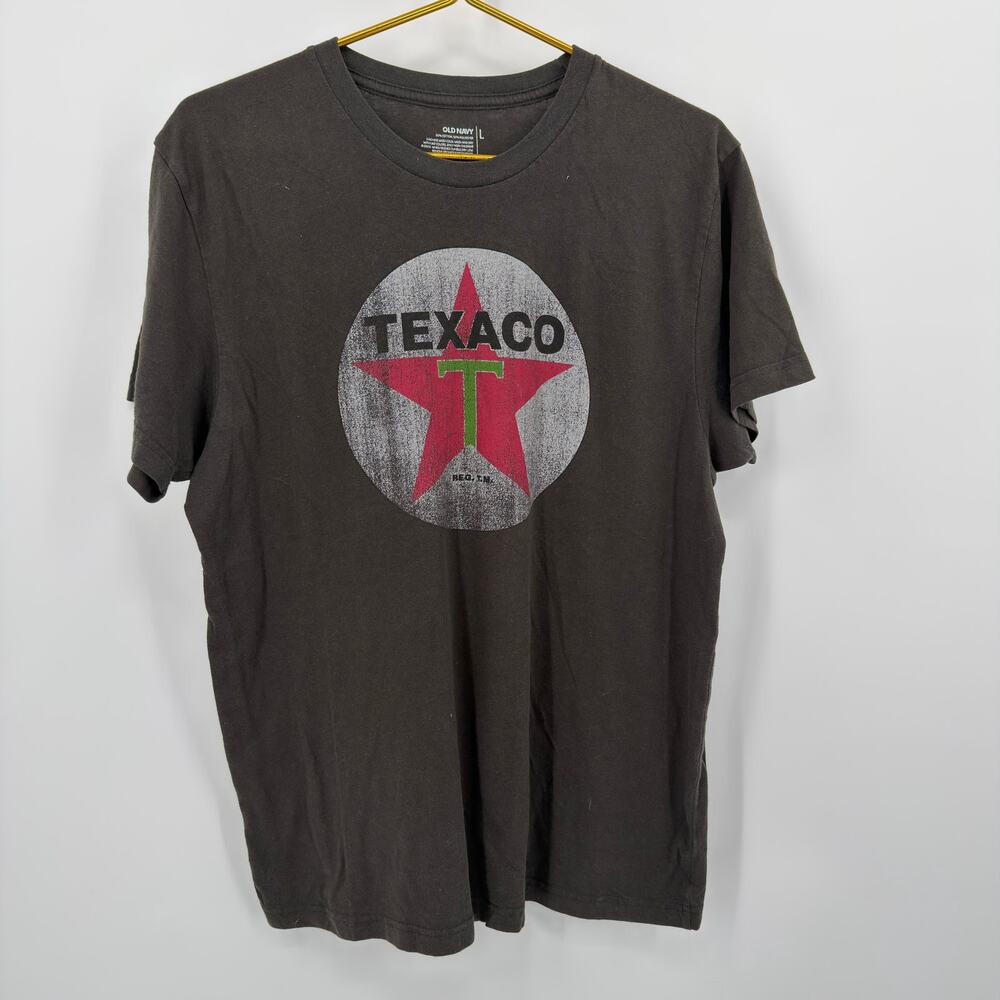 Old Navy Texaco Graphic T-Shirt - Black - Men's Large